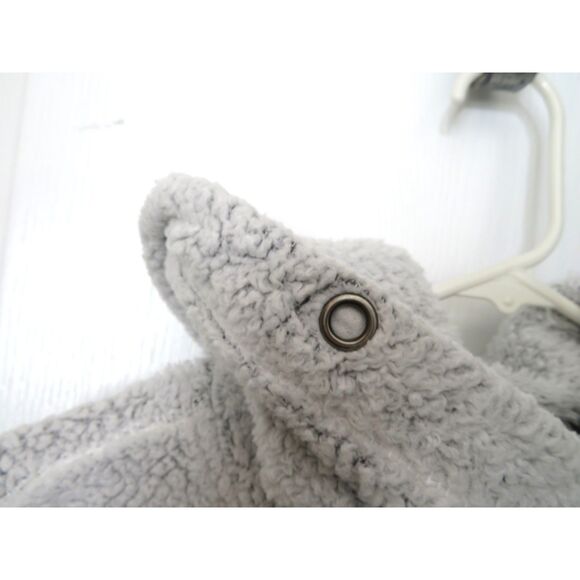 Liv Outdoor Hoodie Kangaroo Pocket Women's Shearling Hood Gorpcore Gray Sz M - Picture 8 of 10